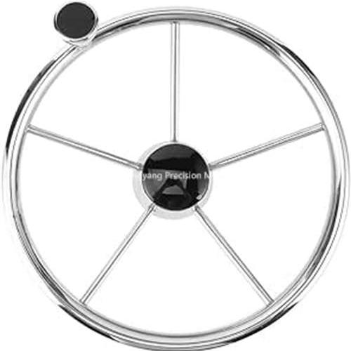  5-Spoke Destroyer Style Boat Steering  Wheel